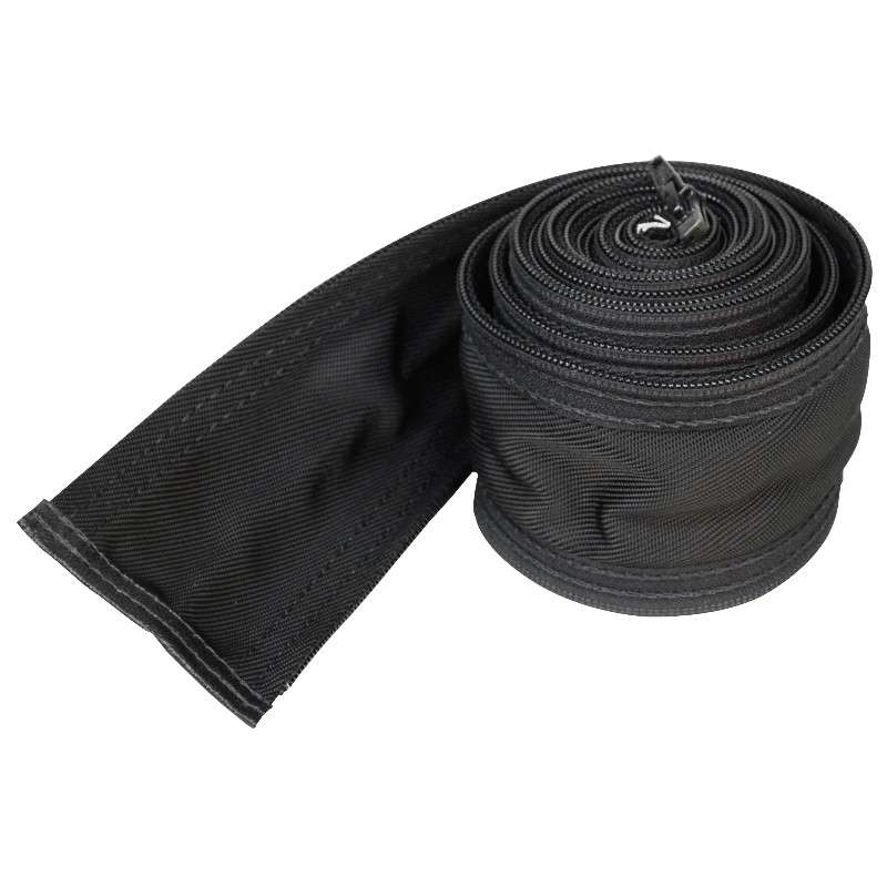 TIG Torch Cable Cover with Zipper, Black, 3" x 10'